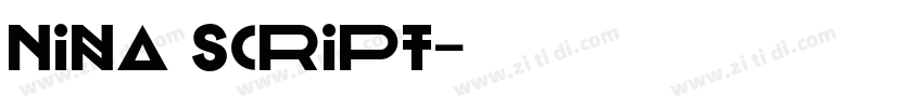 Nina Script字体转换